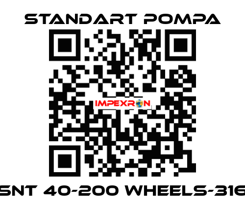 SNT 40-200 WHEELS-316 — 341 STANDART POMPA