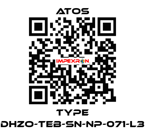 Type DHZO-TEB-SN-NP-071-L3 Atos