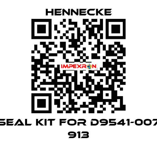 seal kit for D9541-007 913 Hennecke