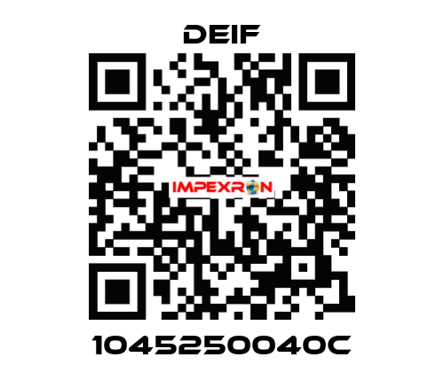1045250040C Deif