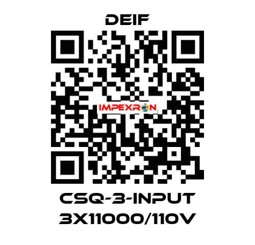 CSQ-3-INPUT 3X11000/110V Deif