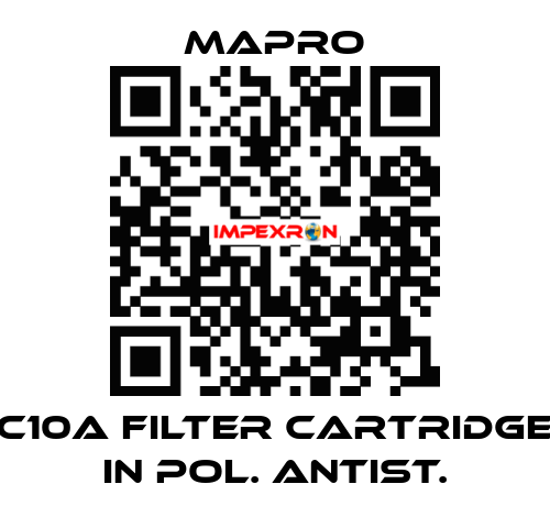 C10A filter cartridge in pol. Antist. Mapro