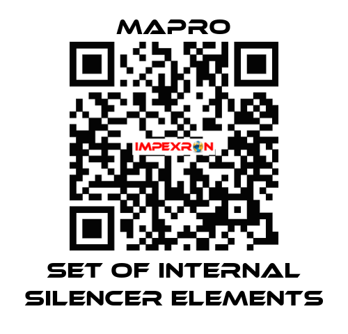set of internal silencer elements Mapro
