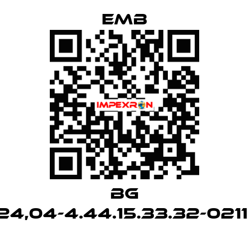 BG 24,04-4.44.15.33.32-0211  Emb