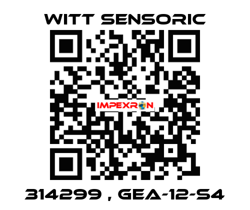 314299 , GEA-12-S4 Witt Sensoric