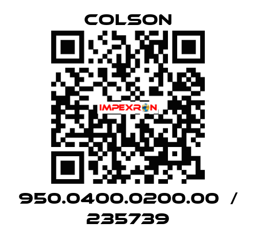 950.0400.0200.00  / 235739 Colson