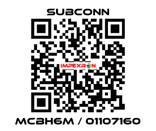 MCBH6M / 01107160 SubConn