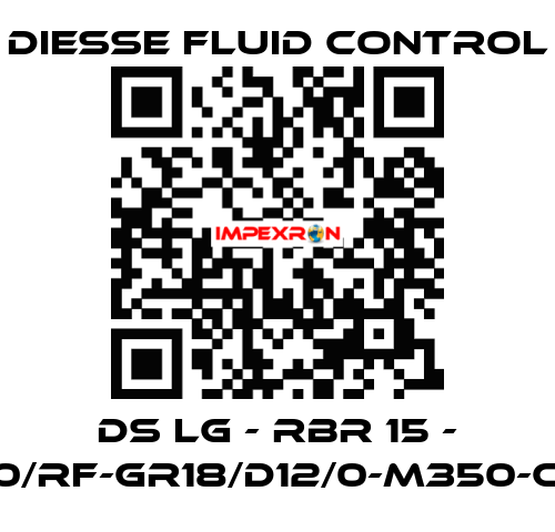 DS LG - RBR 15 - 25/40/RF-GR18/D12/0-M350-CS/CS DIESSE Fluid Control