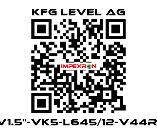 NMG125-RV1.5"-VK5-L645/12-V44R-10PVC-Ex KFG Level AG