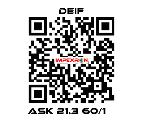 ASK 21.3 60/1 А Deif