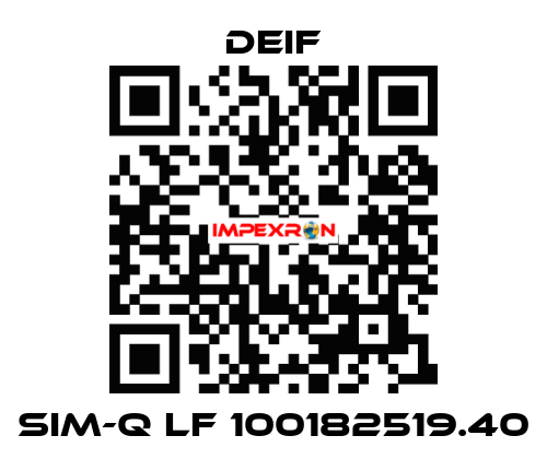 SIM-Q LF 100182519.40 Deif