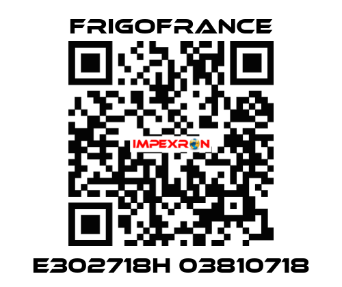 E302718H 03810718 Frigofrance