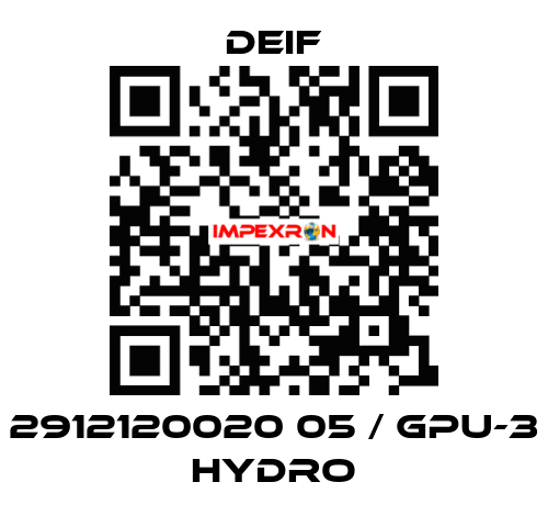 2912120020 05 / GPU-3 Hydro Deif