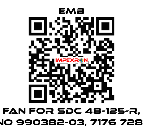 fan for SDC 48-125-R, no 990382-03, 7176 7281 Emb