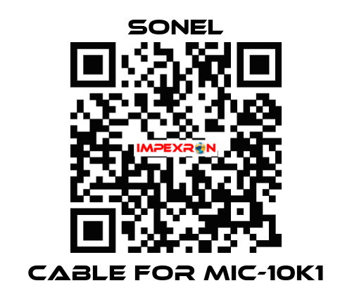 cable for MIC-10k1 Sonel