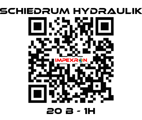 20 B - 1H SCHIEDRUM HYDRAULIK