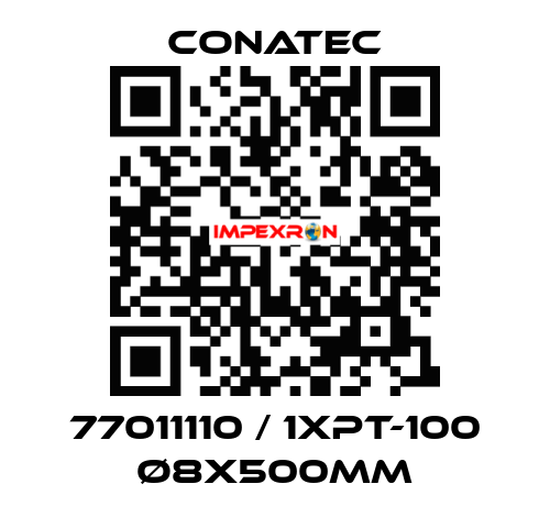 77011110 / 1xPt-100 Ø8x500mm Conatec