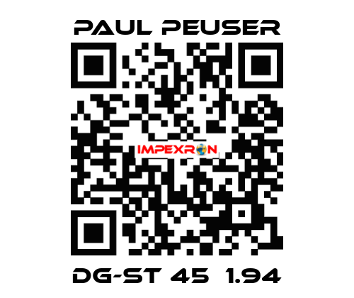 DG-ST 45，1.94 PAUL PEUSER