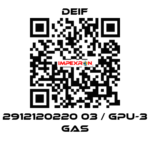 2912120220 03 / GPU-3 Gas Deif