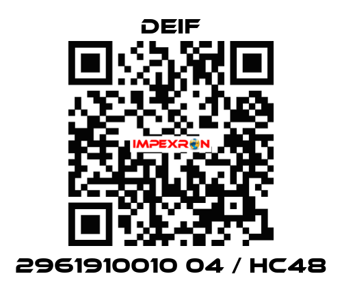 2961910010 04 / HC48 Deif