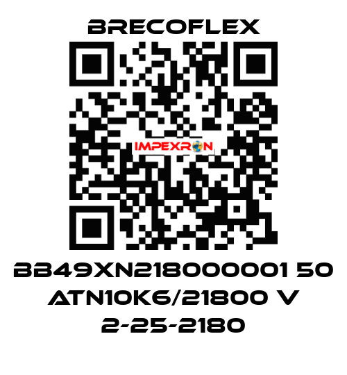 BB49XN218000001 50 ATN10K6/21800 V 2-25-2180 Brecoflex