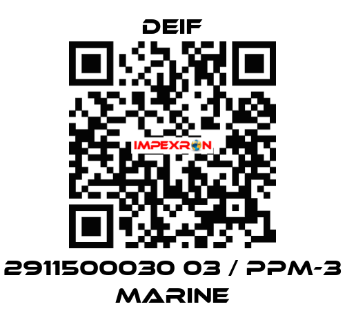 2911500030 03 / PPM-3 Marine Deif