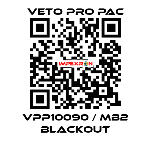 VPP10090 / MB2 BLACKOUT Veto Pro Pac