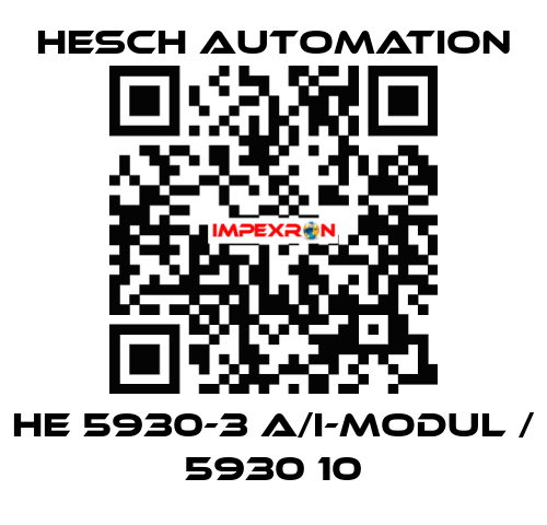 HE 5930-3 A/I-Modul / 5930 10 Hesch Automation