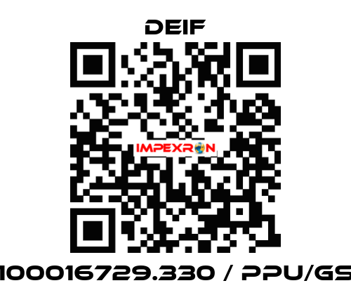 100016729.330 / PPU/GS Deif
