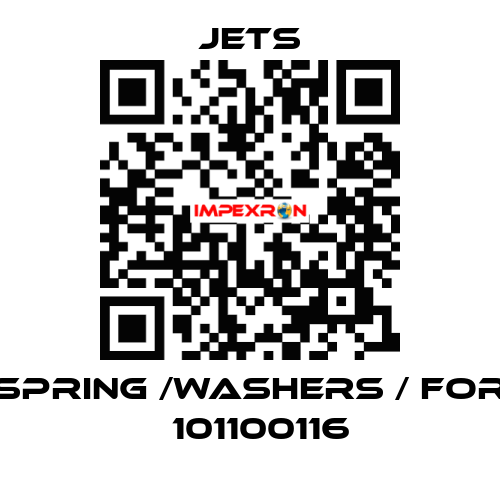 spring /washers / for 	101100116 JETS
