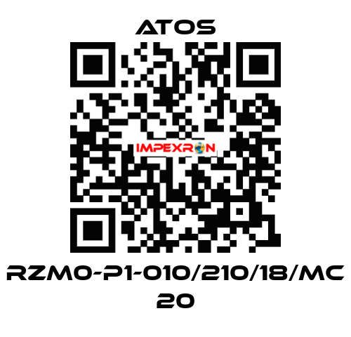 RZM0-P1-010/210/18/MC 20 Atos