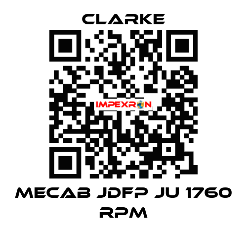 MECAB JDFP JU 1760 RPM Clarke