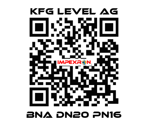 BNA DN20 PN16 KFG Level AG