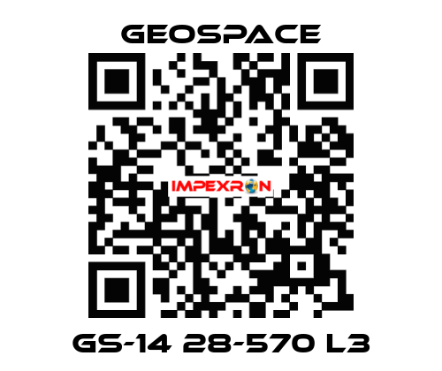 GS-14 28-570 L3 GeoSpace