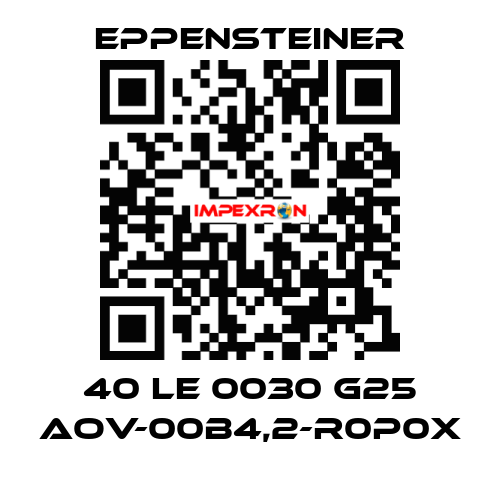40 LE 0030 G25 AOV-00B4,2-R0P0X Eppensteiner