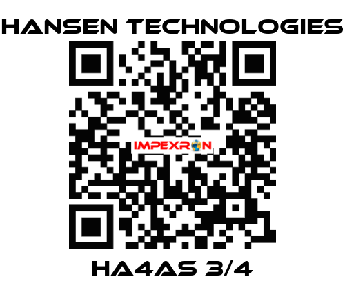HA4AS 3/4 HANSEN TECHNOLOGIES