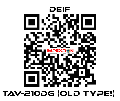 TAV-210DG (old type!)  Deif