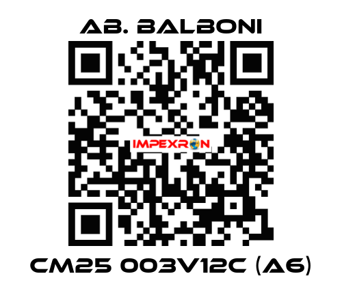 CM25 003V12c (A6) AB. BALBONI