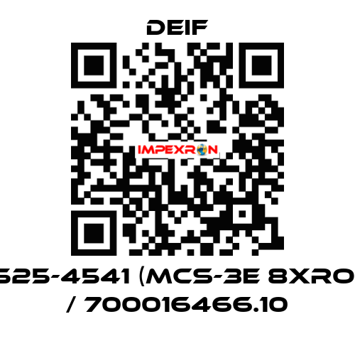 525-4541 (MCS-3E 8xRO) / 700016466.10 Deif