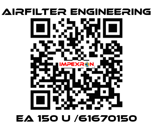 EA 150 U /61670150 Airfilter Engineering
