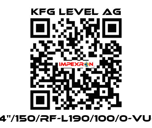 HIF-FV4"/150/RF-L190/100/0-VU-V44HI KFG Level AG