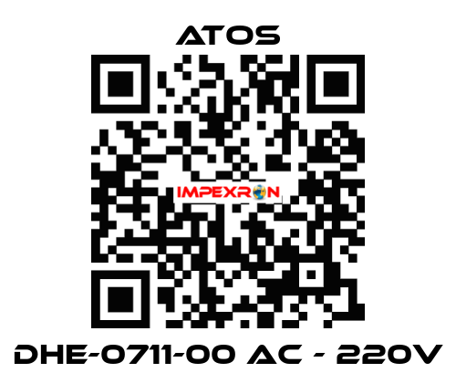 DHE-0711-00 AC - 220v Atos