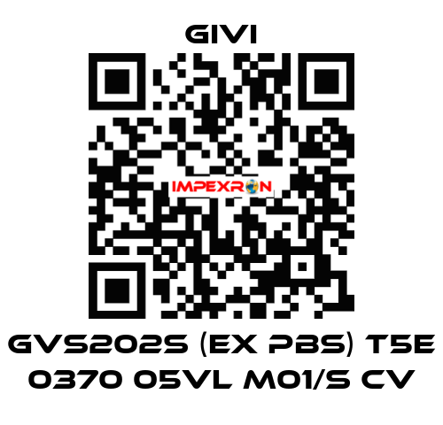 GVS202S (ex PBS) T5E 0370 05VL M01/S CV Givi
