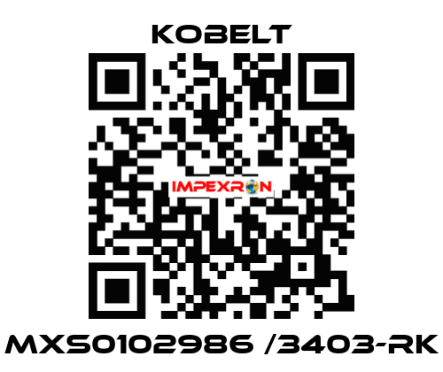 MXS0102986 /3403-RK Kobelt
