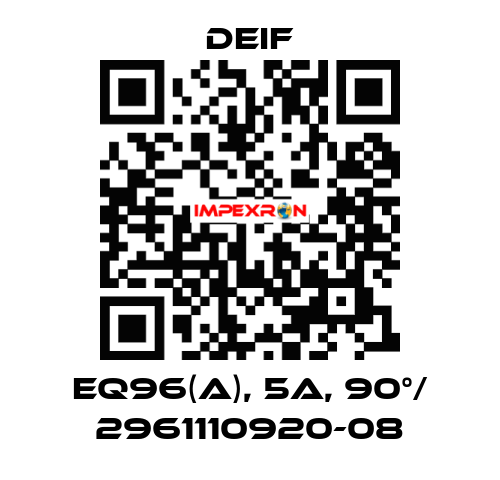 EQ96(A), 5A, 90°/ 2961110920-08 Deif