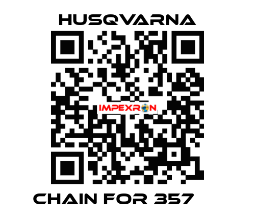 Chain for 357 ХР Husqvarna