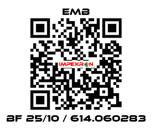 BF 25/10 / 614.060283 Emb