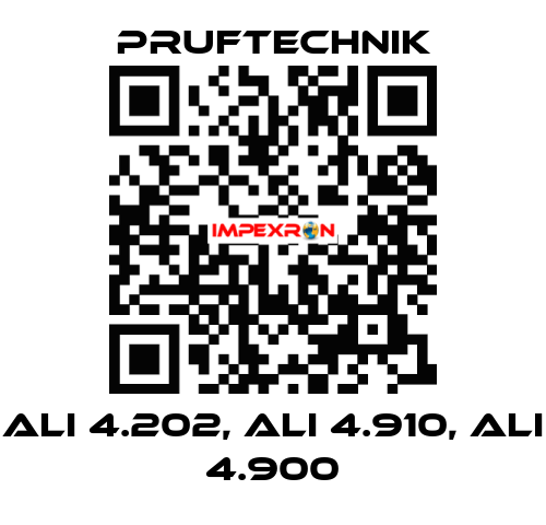 ALI 4.202, ALI 4.910, ALI 4.900 Pruftechnik
