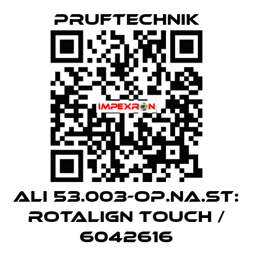 ALI 53.003-OP.NA.ST: ROTALIGN Touch / 6042616 Pruftechnik