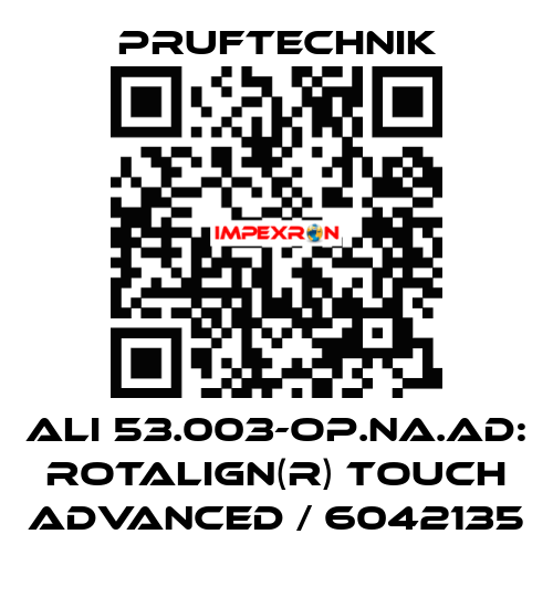 ALI 53.003-OP.NA.AD: ROTALIGN(R) touch ADVANCED / 6042135 Pruftechnik
